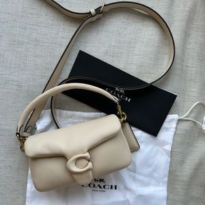 Coach Ivory Pillow Tabby 18